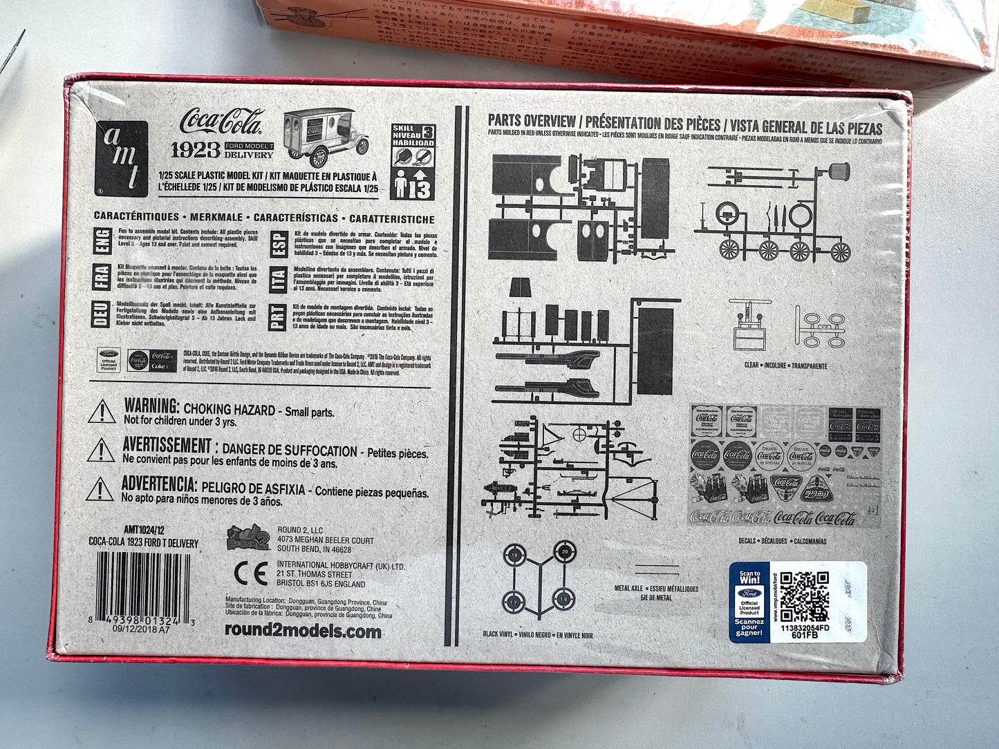 1/25 Coca Cola 1923 Ford Model T 模型車