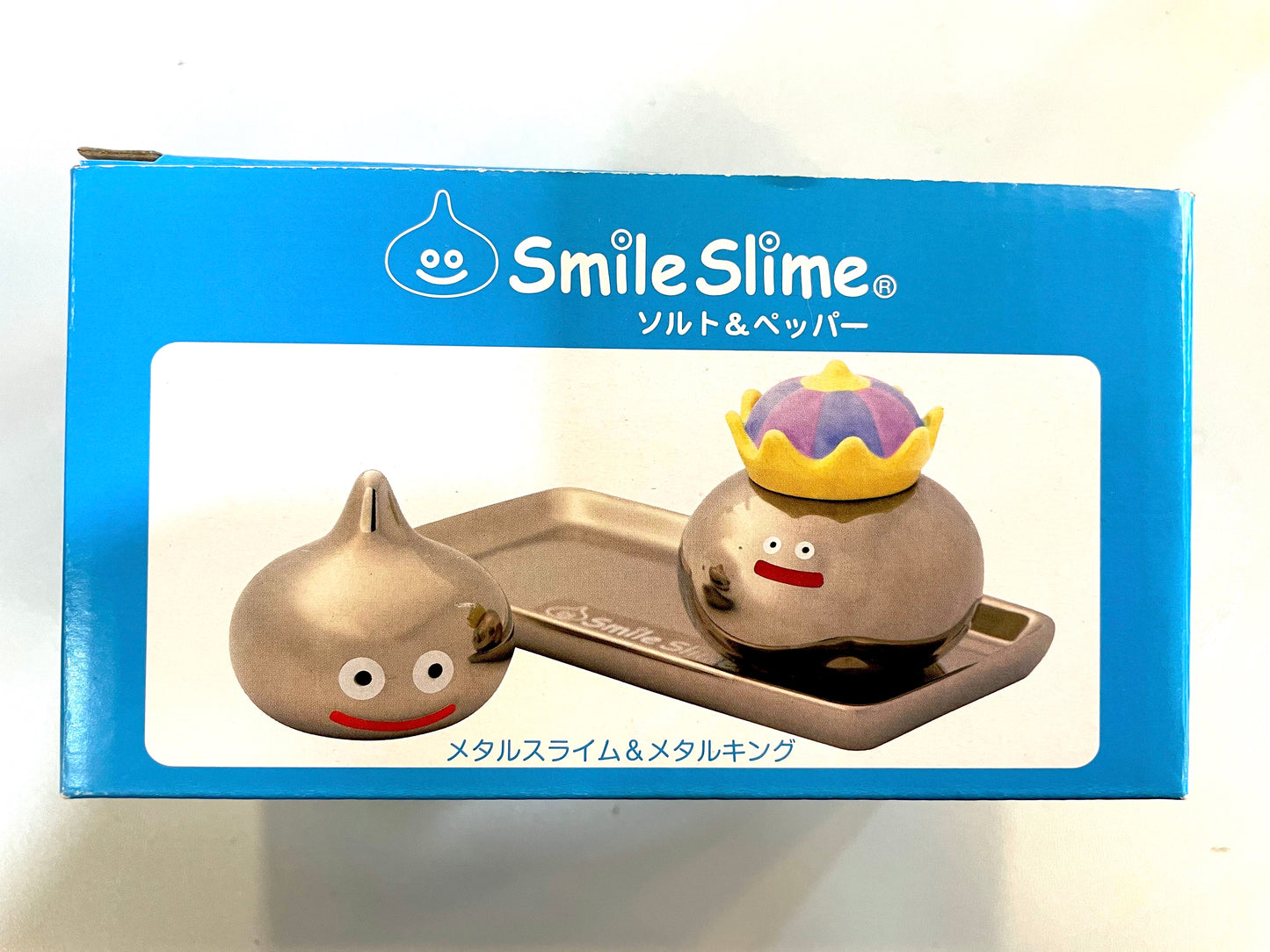 DragonQuest-35th 史萊姆 鹽 胡椒 樽 套裝_(銀)
