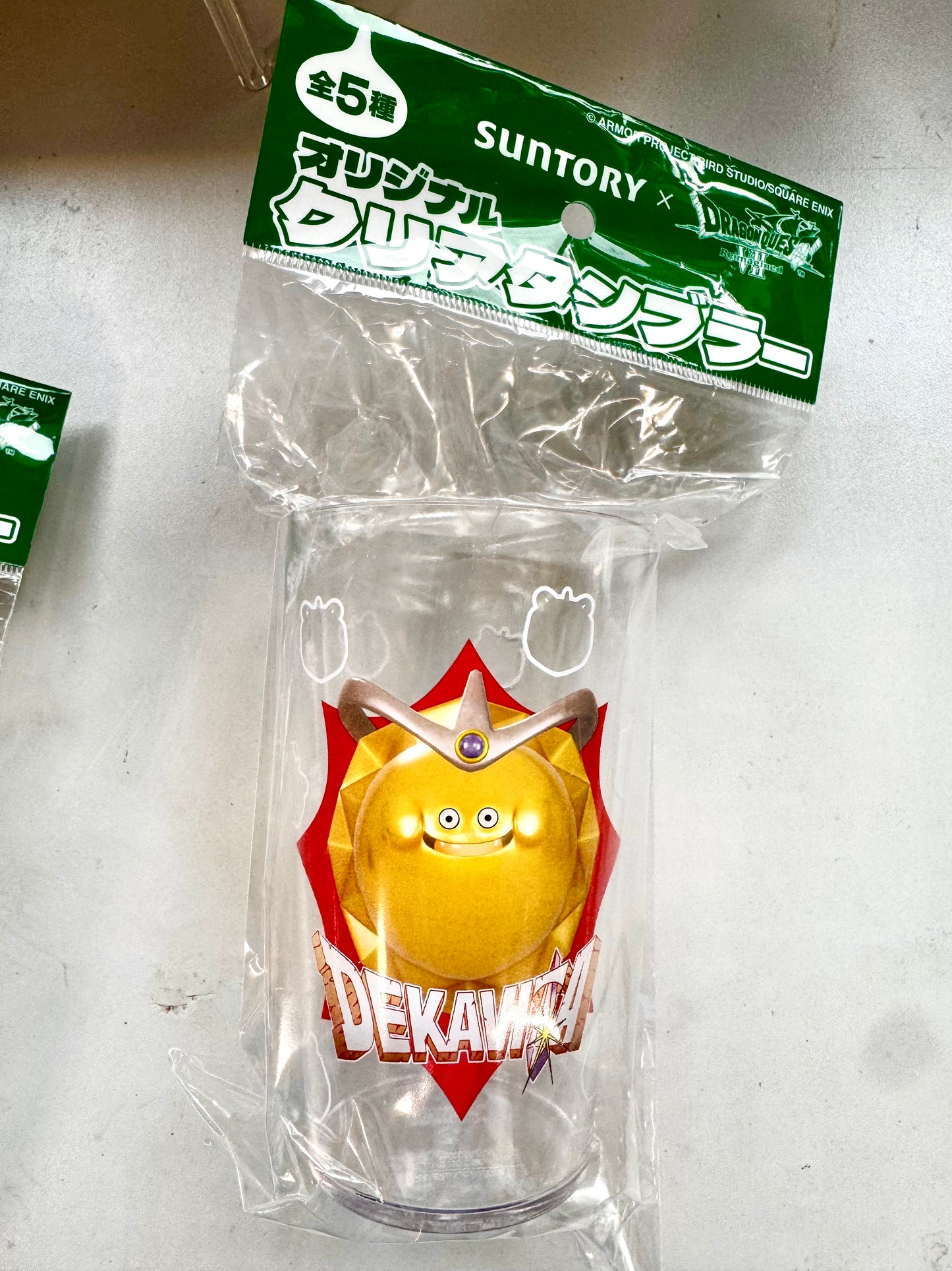 DragonQuest - Suntory 鑽石史萊姆王 膠杯