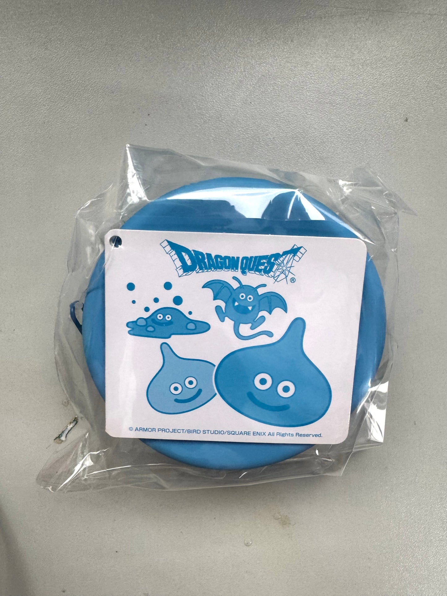 DragonQuest - 史萊姆 圓形小袋 (藍)