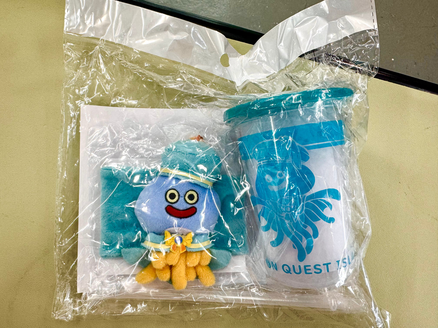 DragonQuest Island 水母 史萊姆 膠杯連蓋 Set