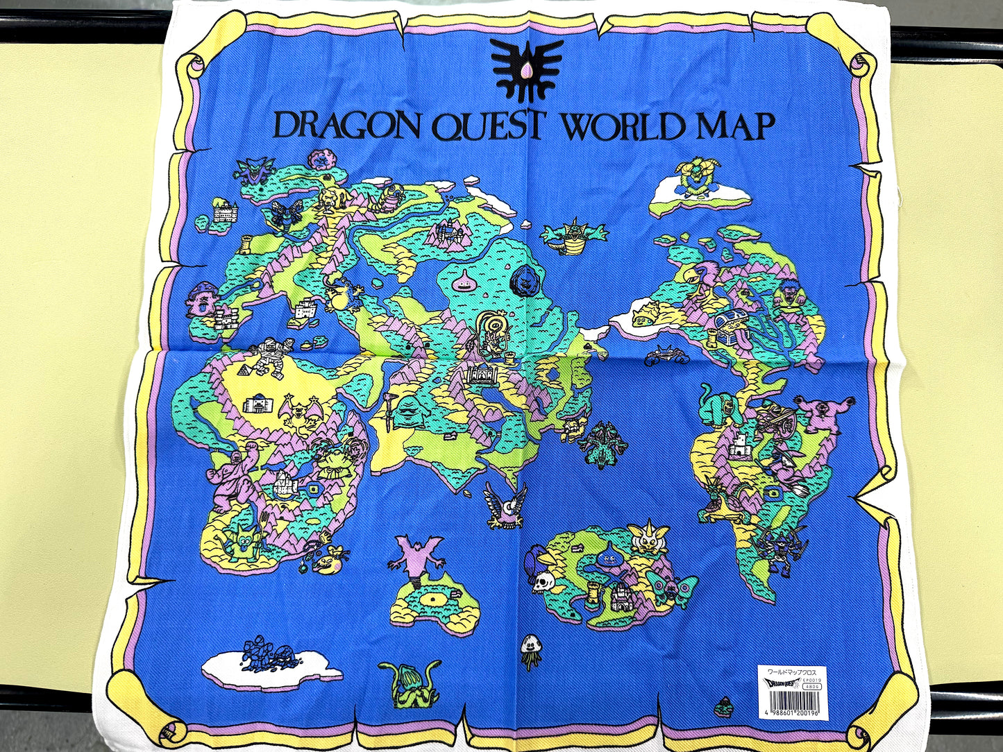 DragonQuest - 地圖毛巾 (復古)