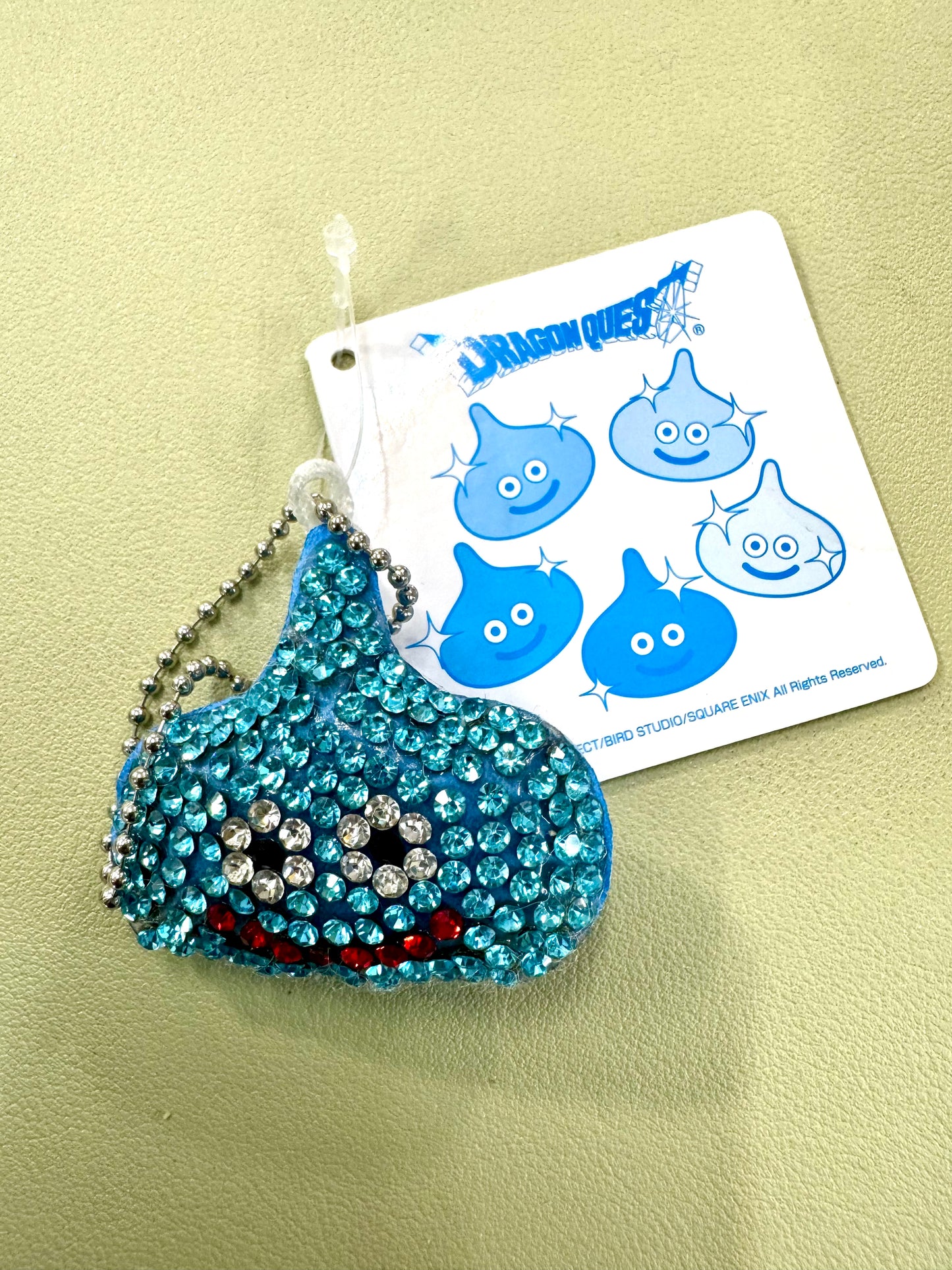 DragonQuest 史萊姆 閃石 鎖匙扣 (藍)
