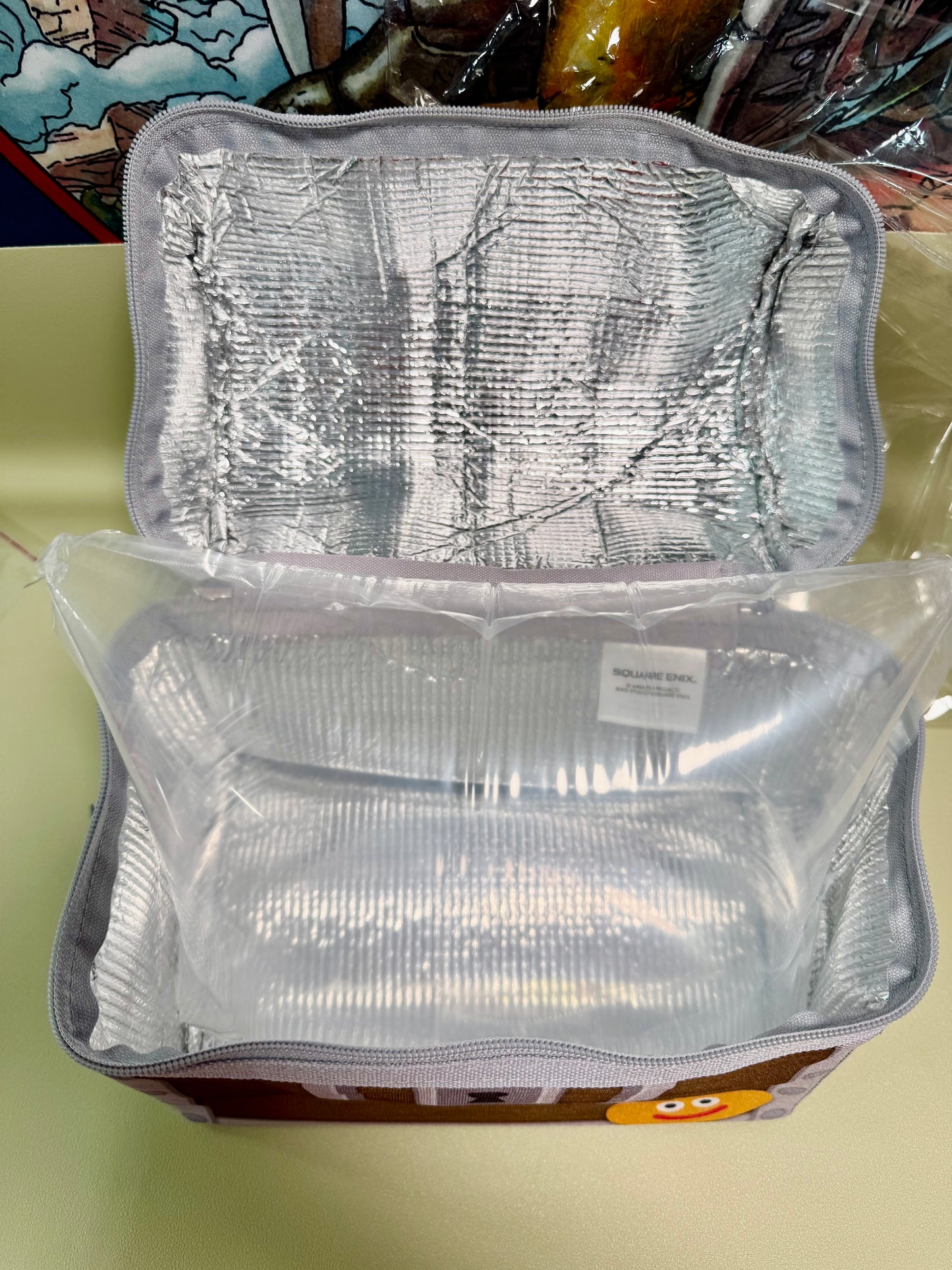 DragonQuest 史萊姆(橙) 保溫袋 木色