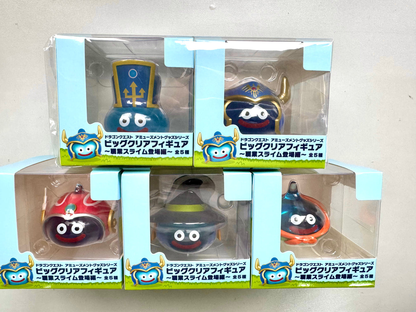 DragonQuest 史萊姆 透明 公仔 勇者 戰士 僧侶 魔法師 武者
