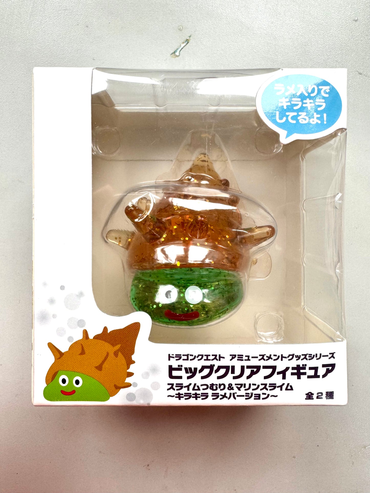 DragonQuest - 貝殼史萊姆 透明公仔(閃綠)