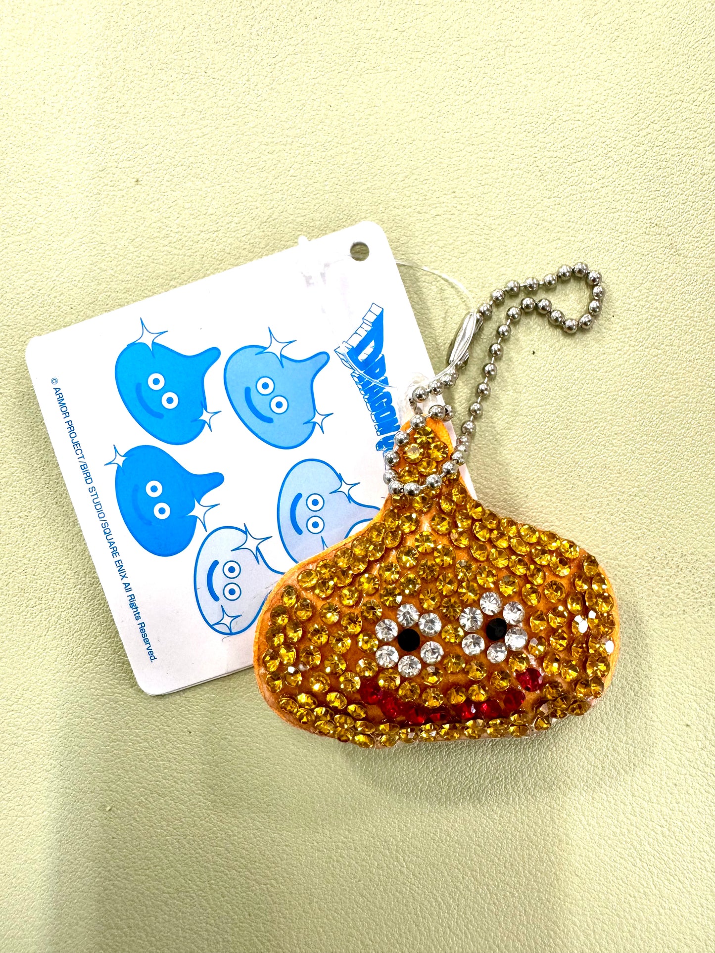 DragonQuest 史萊姆 閃石 鎖匙扣 (橙)