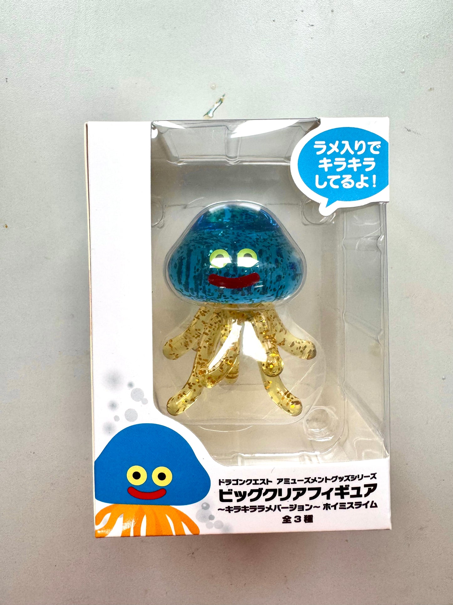 DragonQuest - 八爪史萊姆 透明公仔(閃黃藍)
