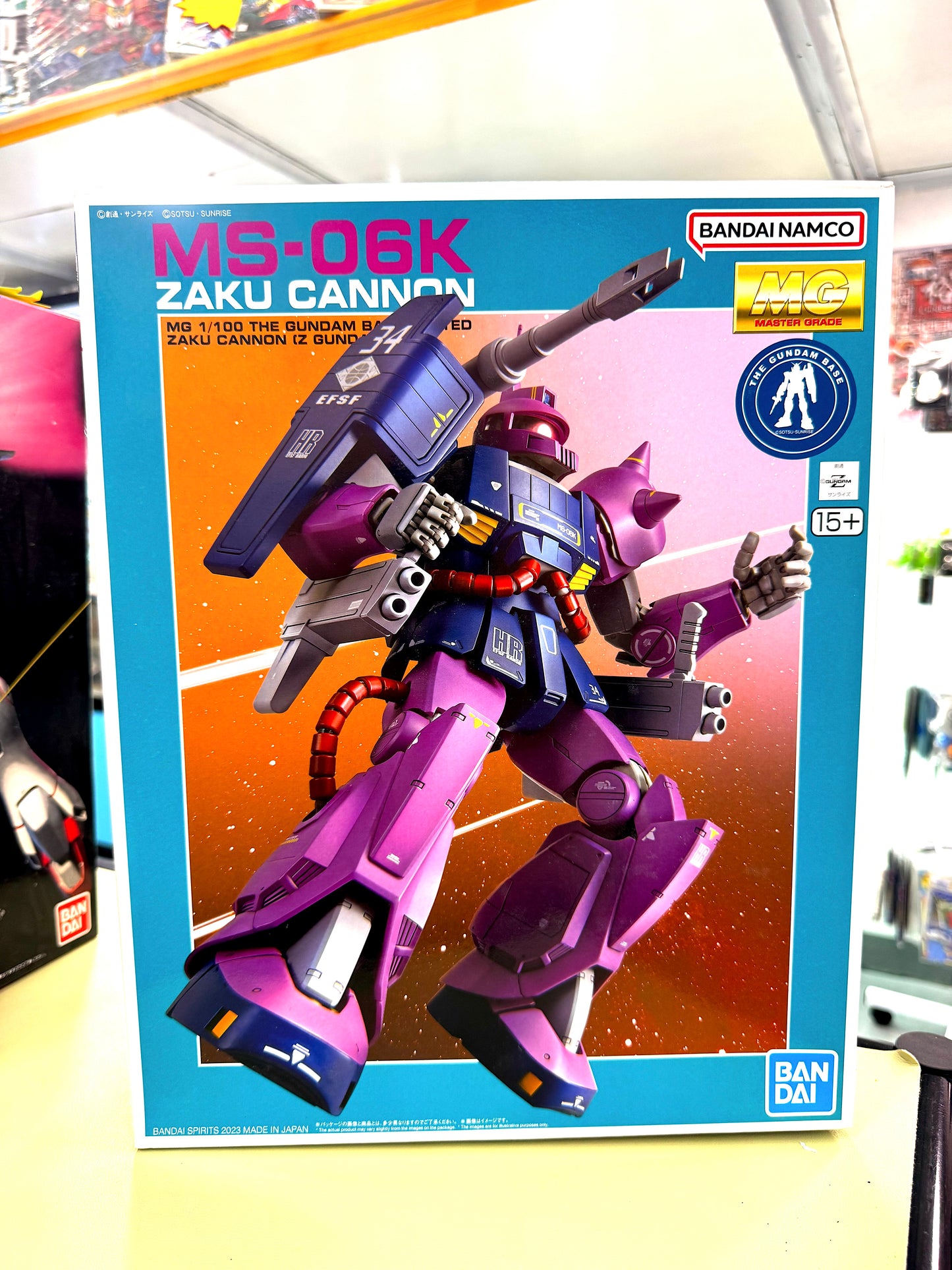 MG 1/100 MS-06K ZAKU CANNON - The Gundam Base Limited