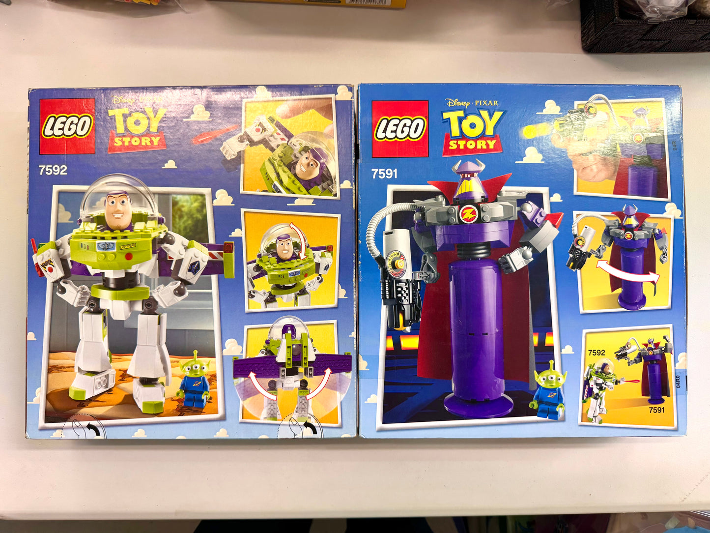 Lego 7591 & Lego 7592 Buzz Lightyear and Zurg