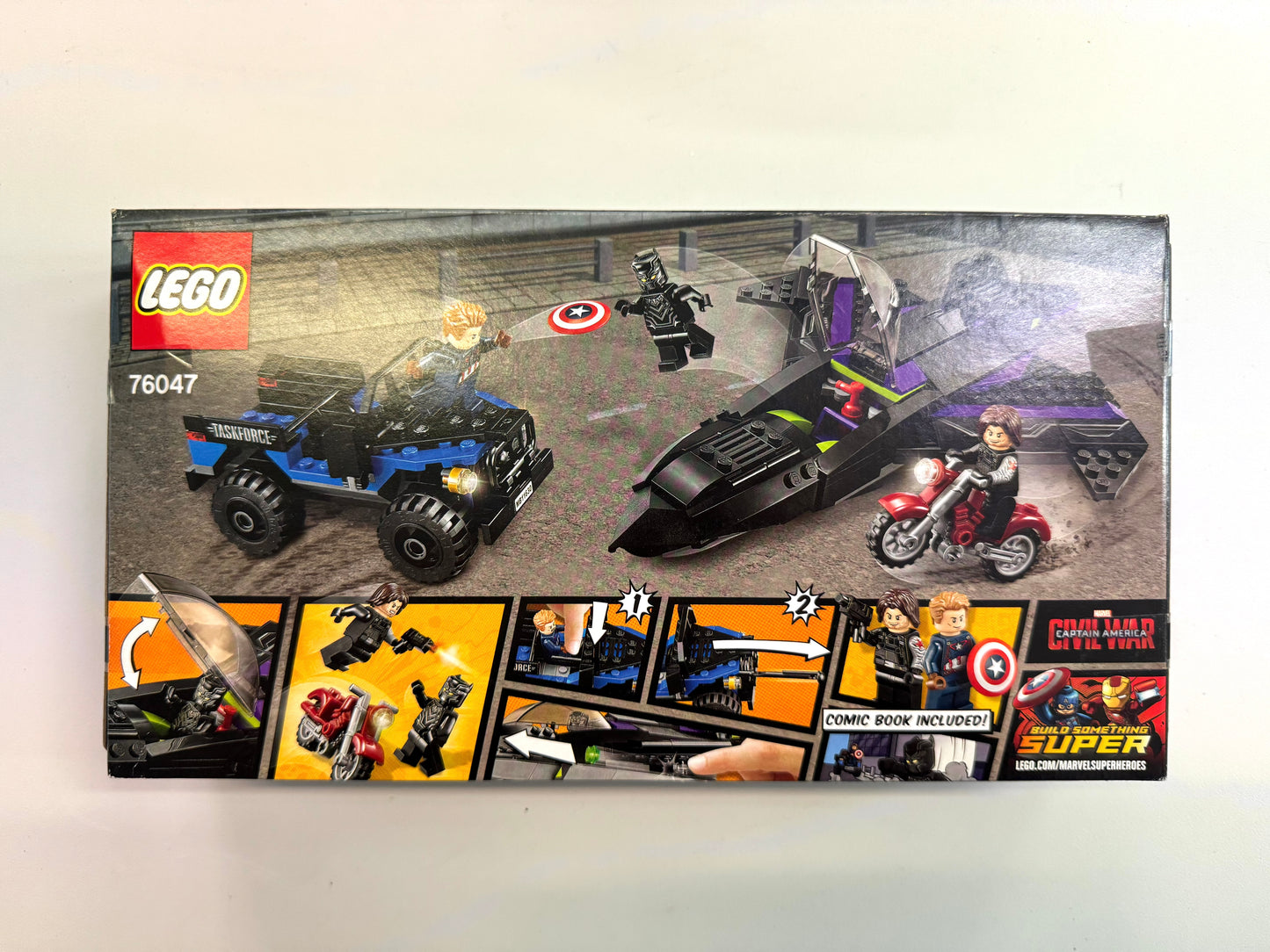 Lego 76047 Marvel Black panther Pursuit
