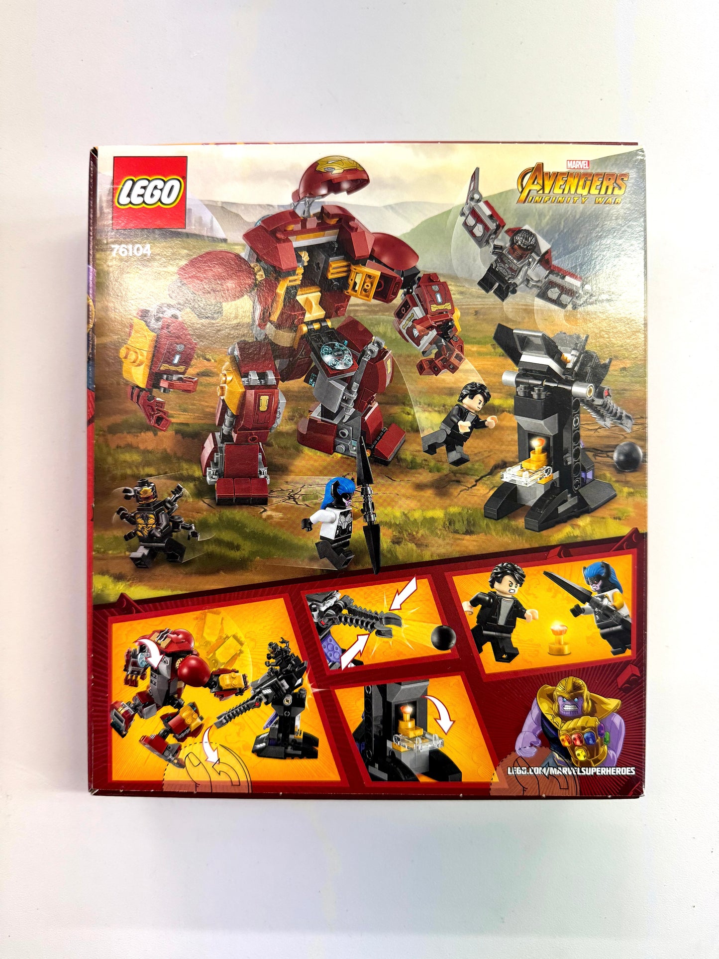 Lego 76104 Marvel The Hulkbuster Smash-up