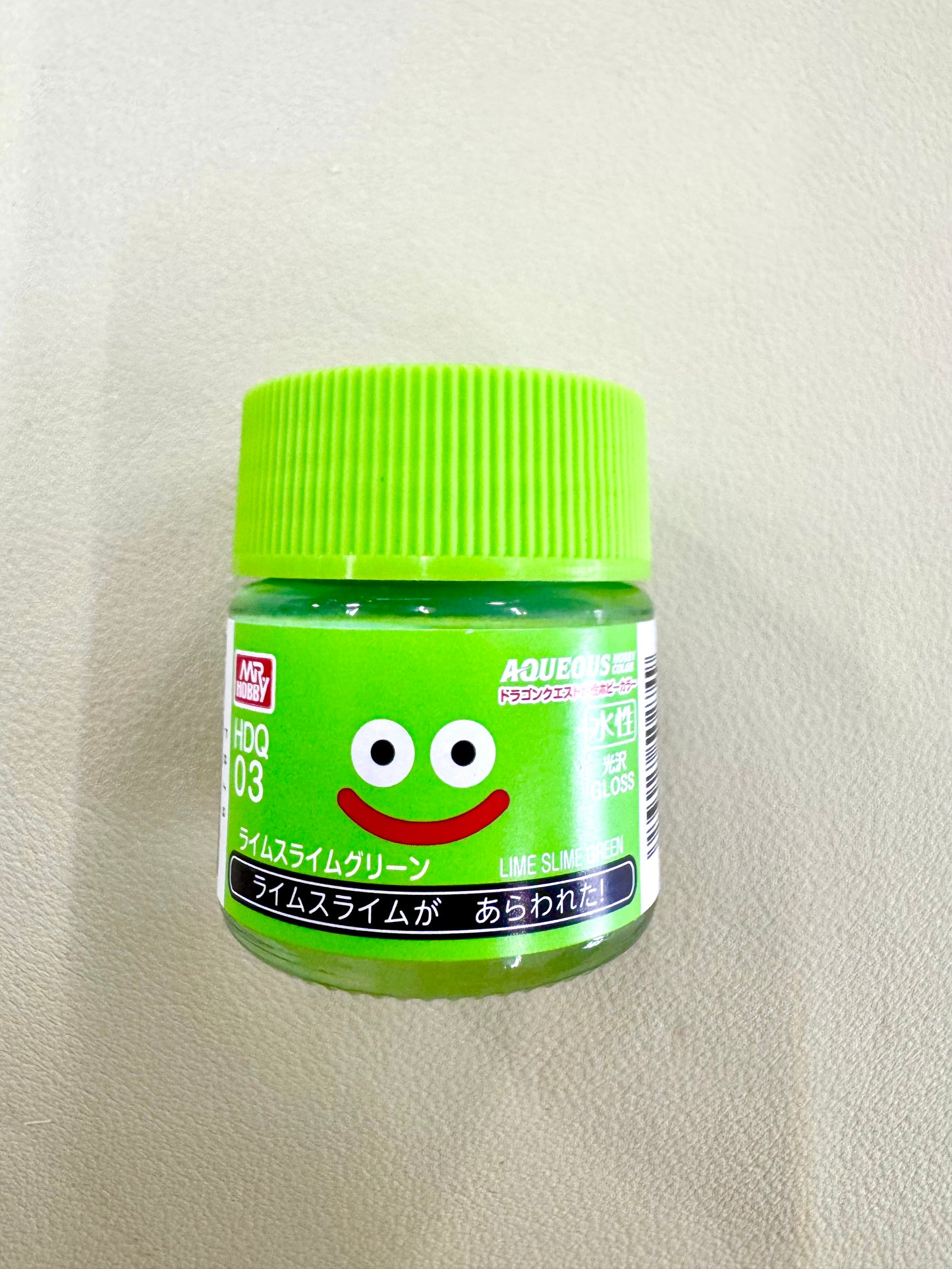 Mr Hobby - DragonQuest HDQ03 史萊姆綠色 水性油 (光澤)
