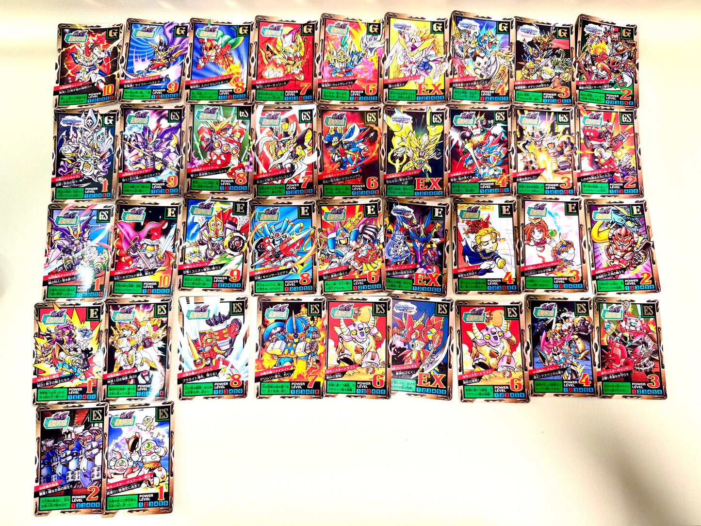 SD Gundam BATTLE OF KNIGHTS 外伝 第六彈 白咭 全36種