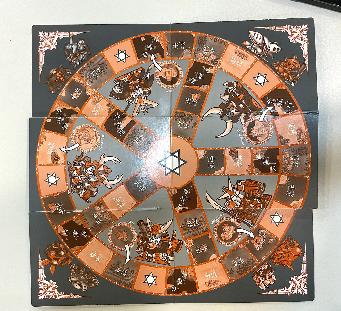 SD Gundam 桌遊 武者5人眾編