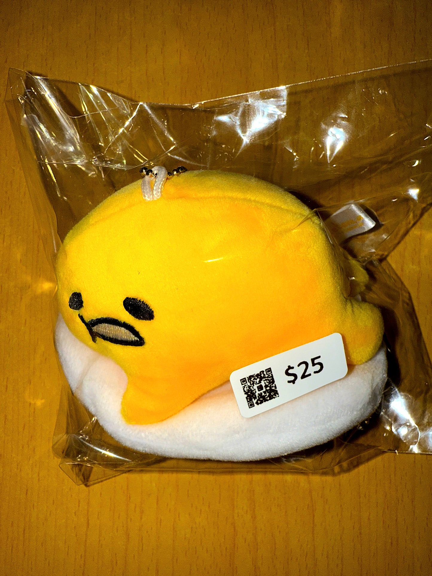 Sanrio 蛋黃哥 Gudetama 拉鍊小物包 掛飾 公仔