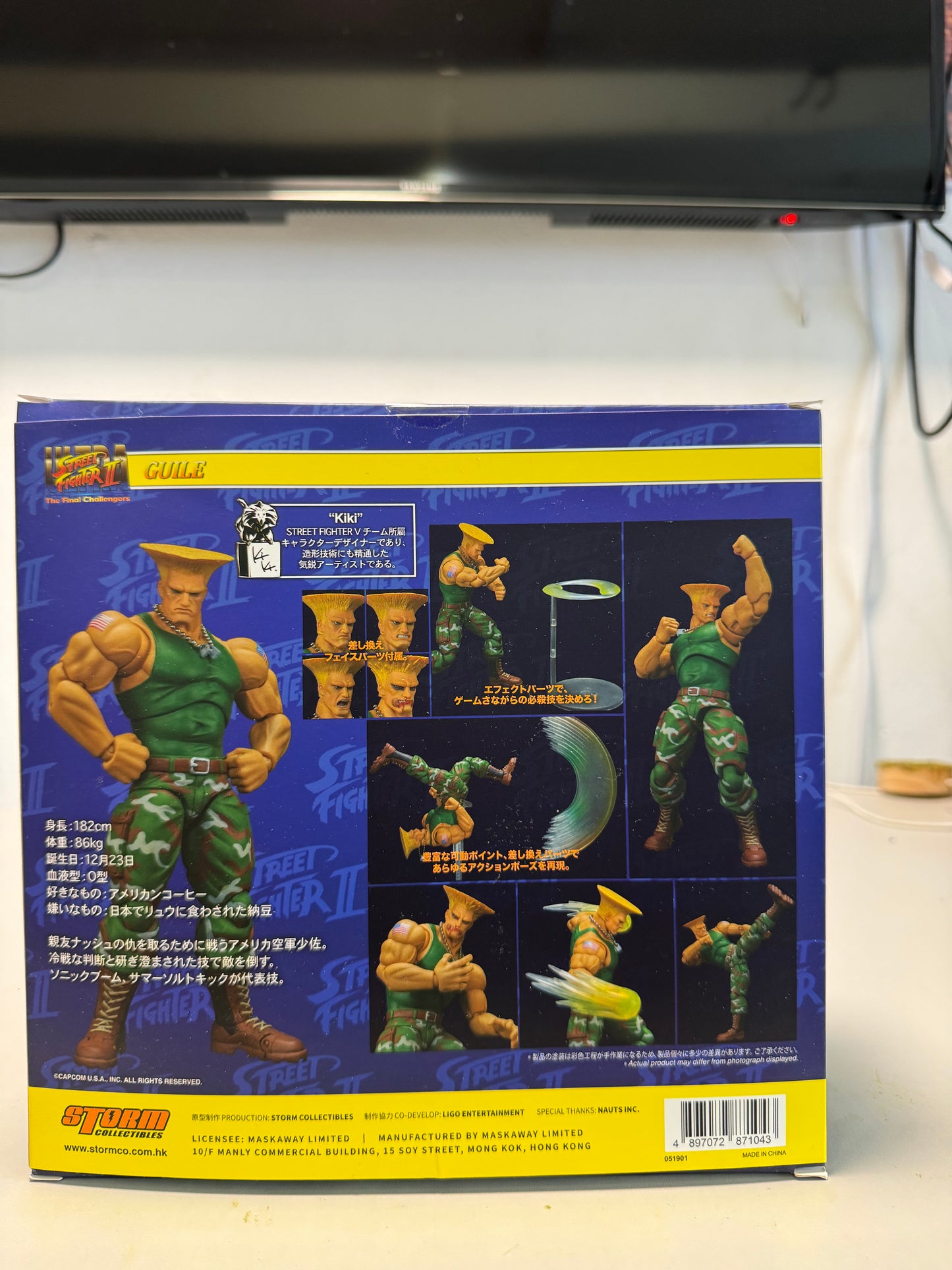 Storm 1/12 Street Fighter II - The fina Challengers - GUILE