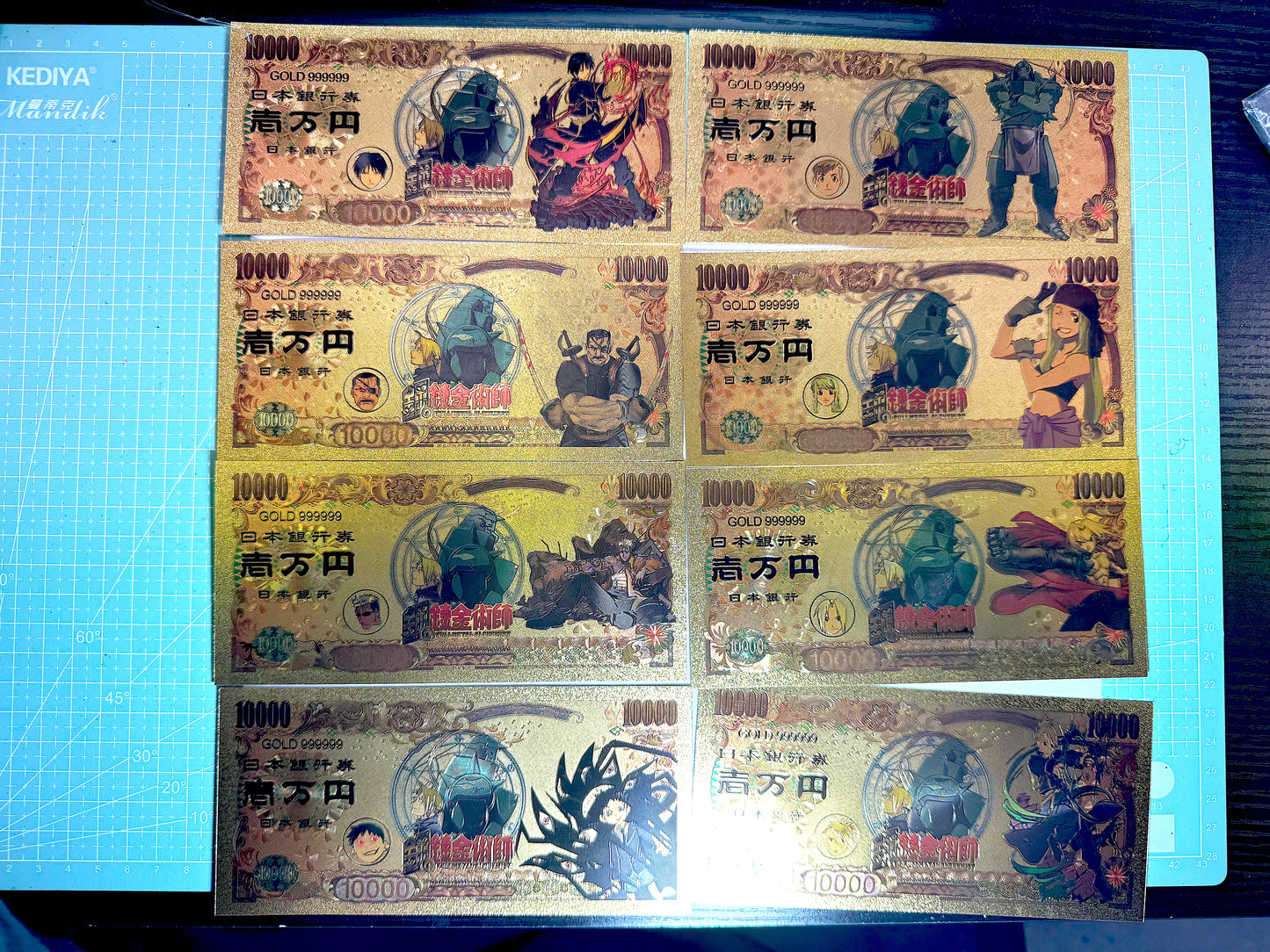 鋼之鍊金術師  開運 金運片_1套8 款