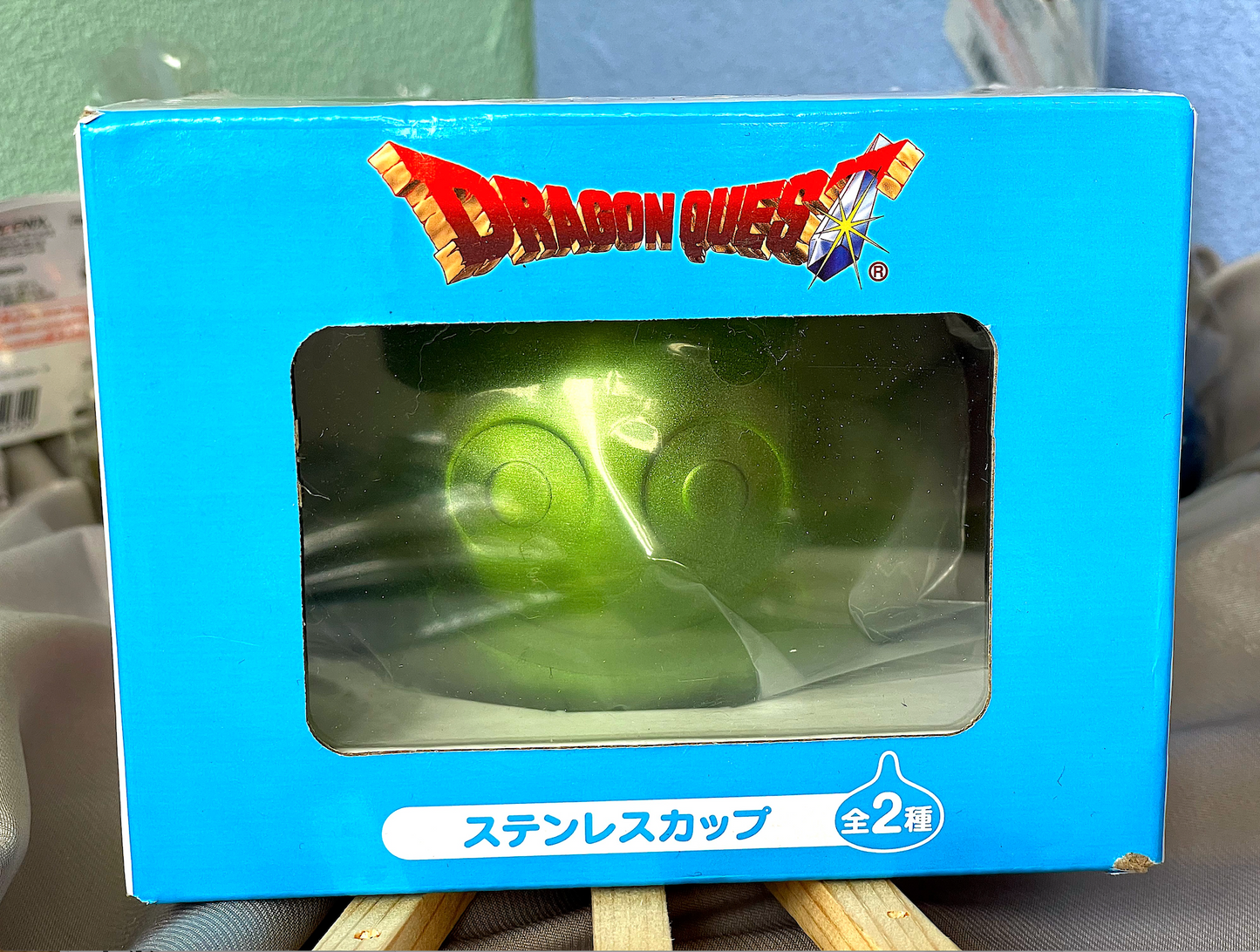 DragonQuest_ 史萊姆 金屬杯 _ 綠