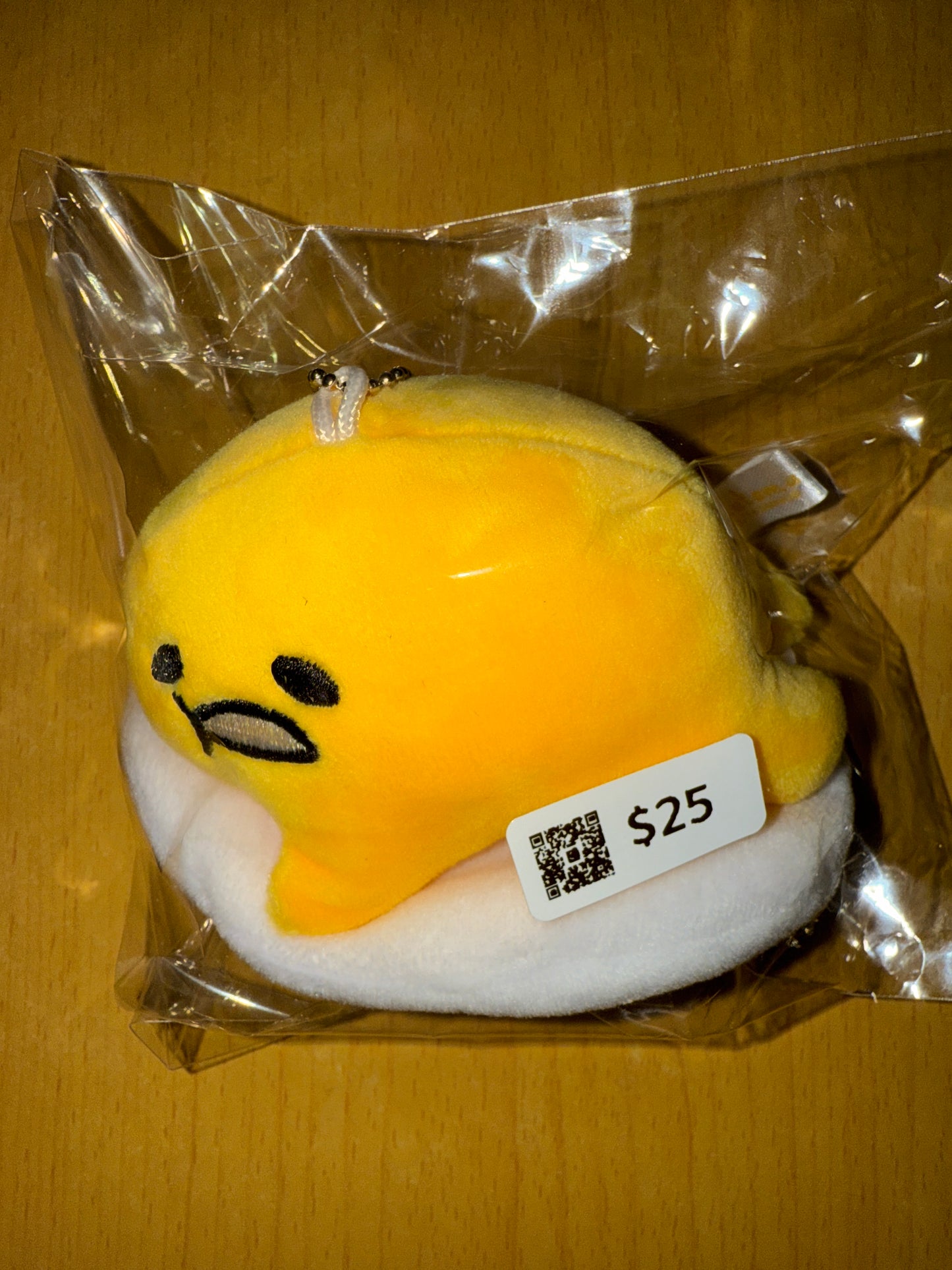 Sanrio  蛋黃哥 Gudetama 公仔 掛飾 拉鍊小物包