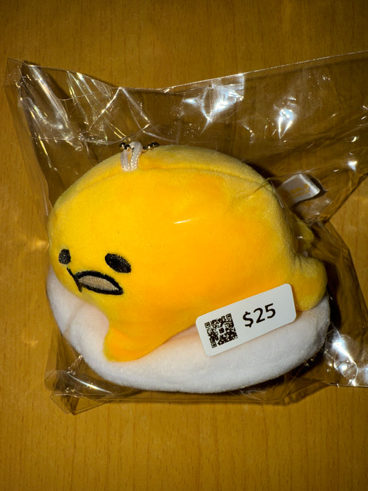 Sanrio  蛋黃哥 Gudetama 公仔 掛飾 拉鍊小物包