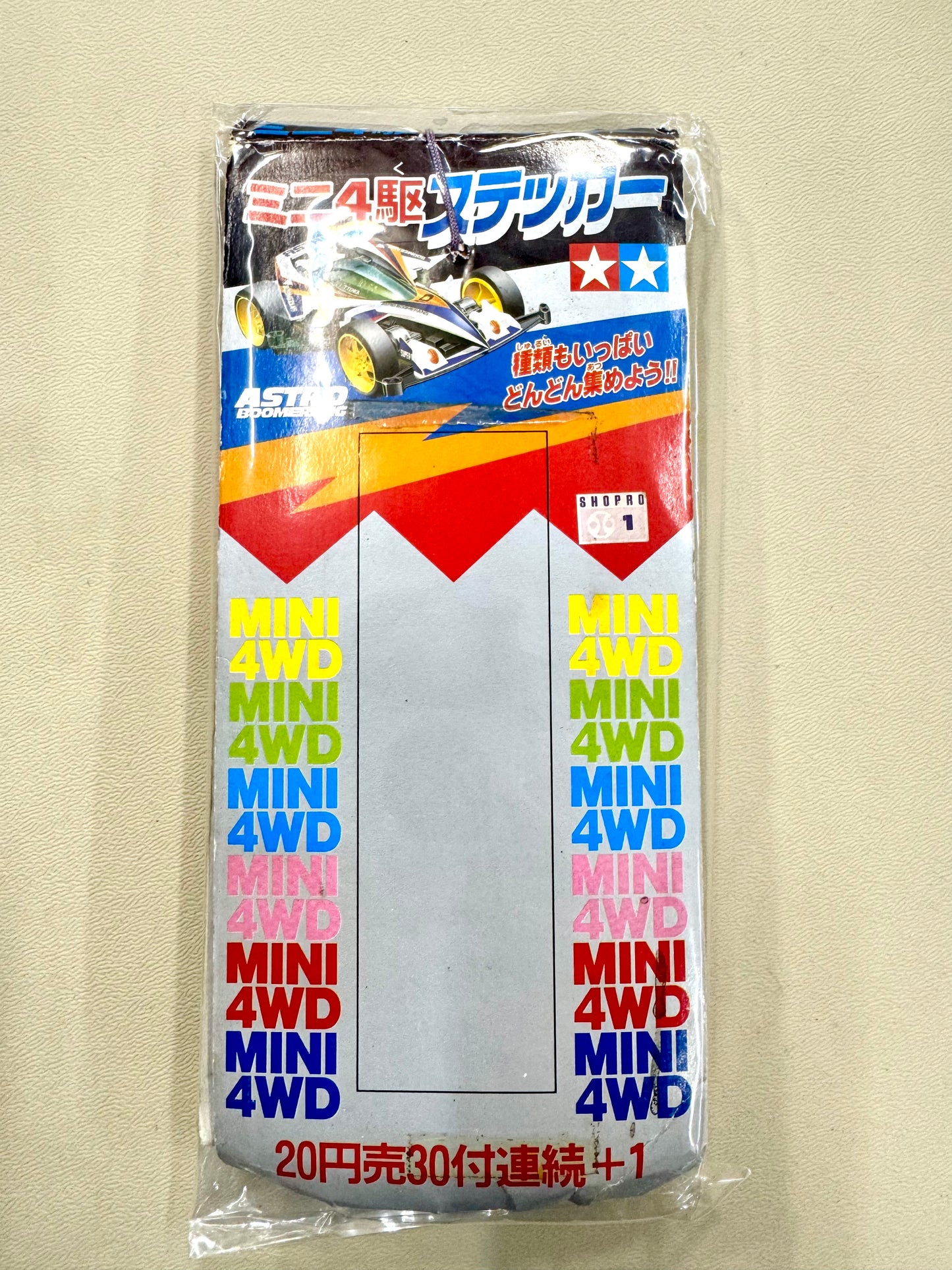 田宮 四驅車貼紙包 30付＋1