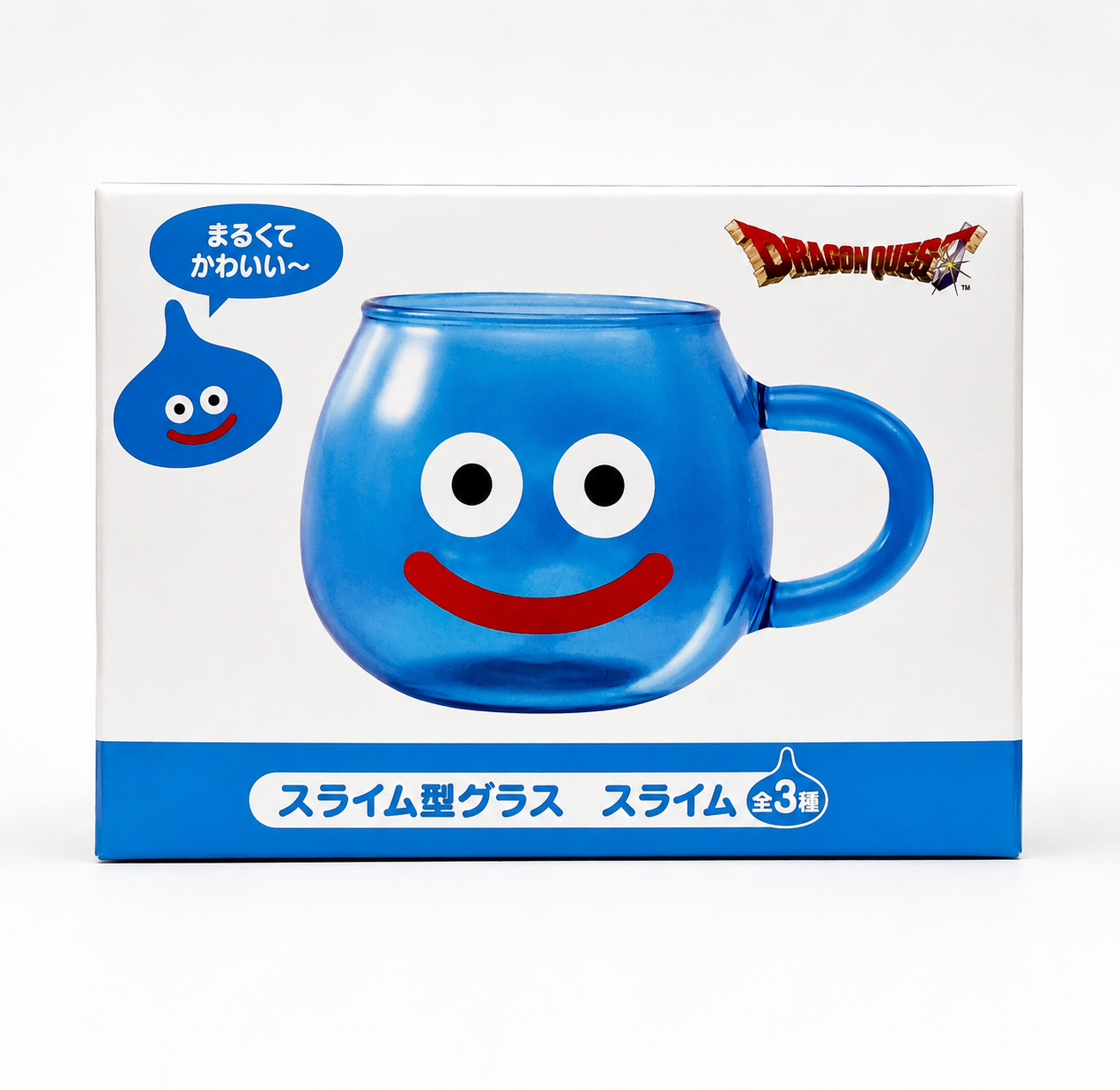 DragonQuest - 史萊姆 玻璃杯 (藍)