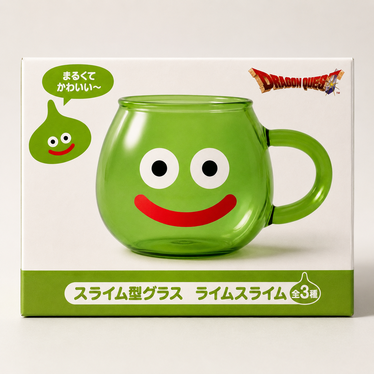 DragonQuest - 史萊姆 玻璃杯 (綠)
