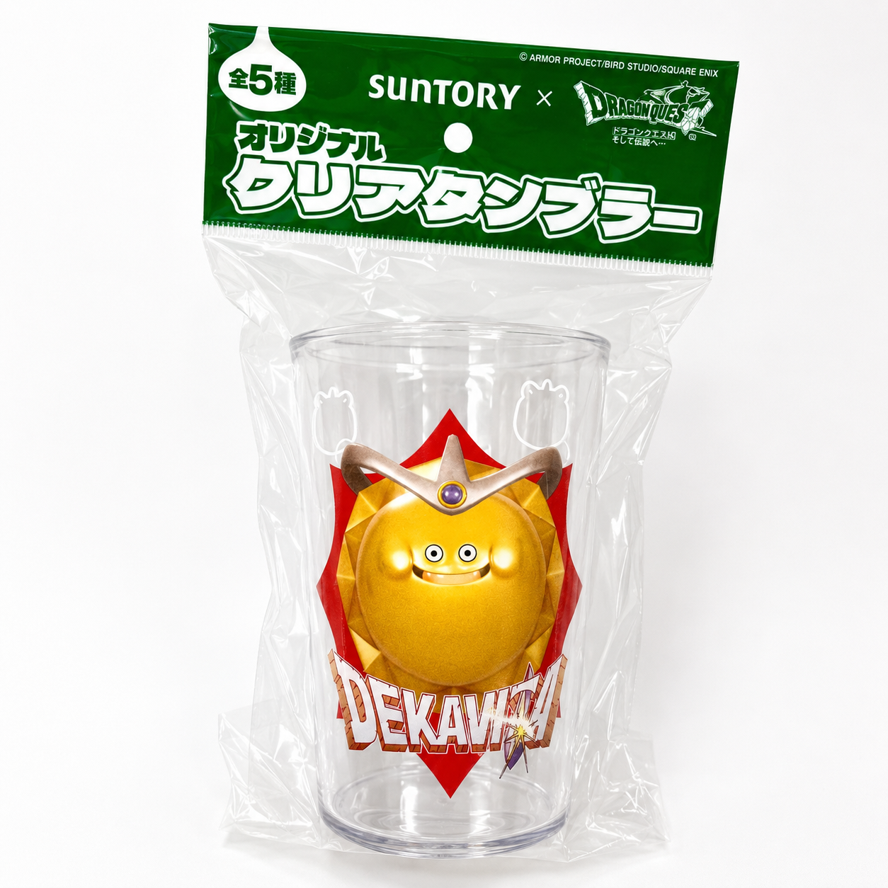 DragonQuest - Suntory 鑽石史萊姆王 膠杯