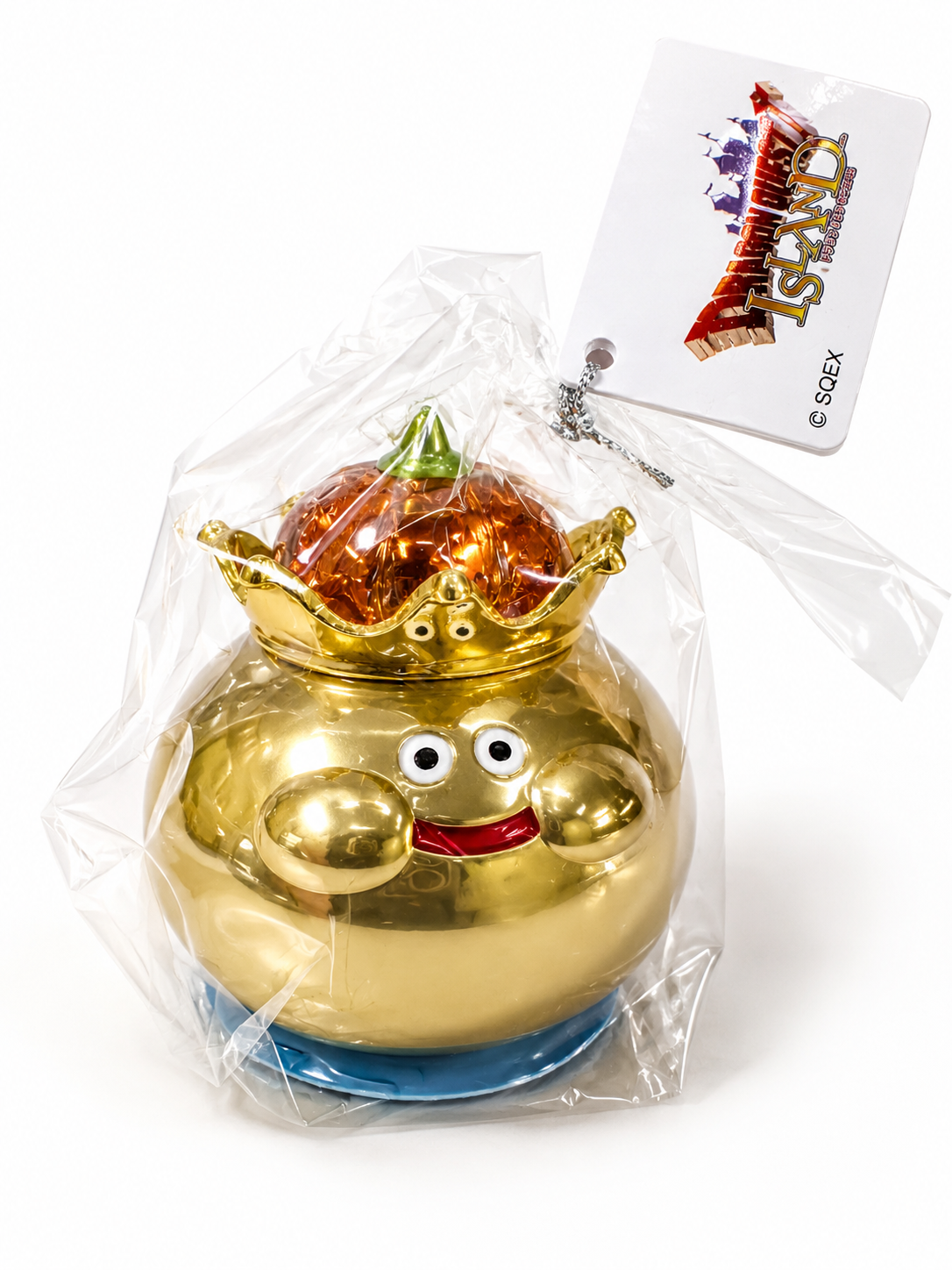 DragonQuest  Island 洋蔥 史萊姆王 金屬 公仔 (金)