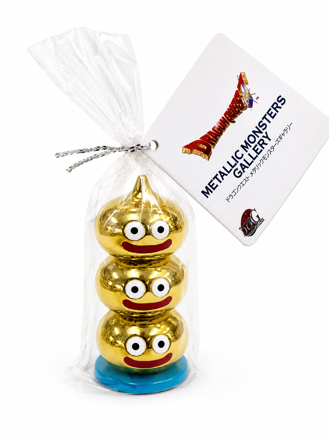 DragonQuest 史萊姆兄弟 金屬 公仔 (金)