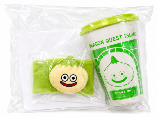 DragonQuest Island 洋蔥 史萊姆(黃) 膠杯連蓋 Set