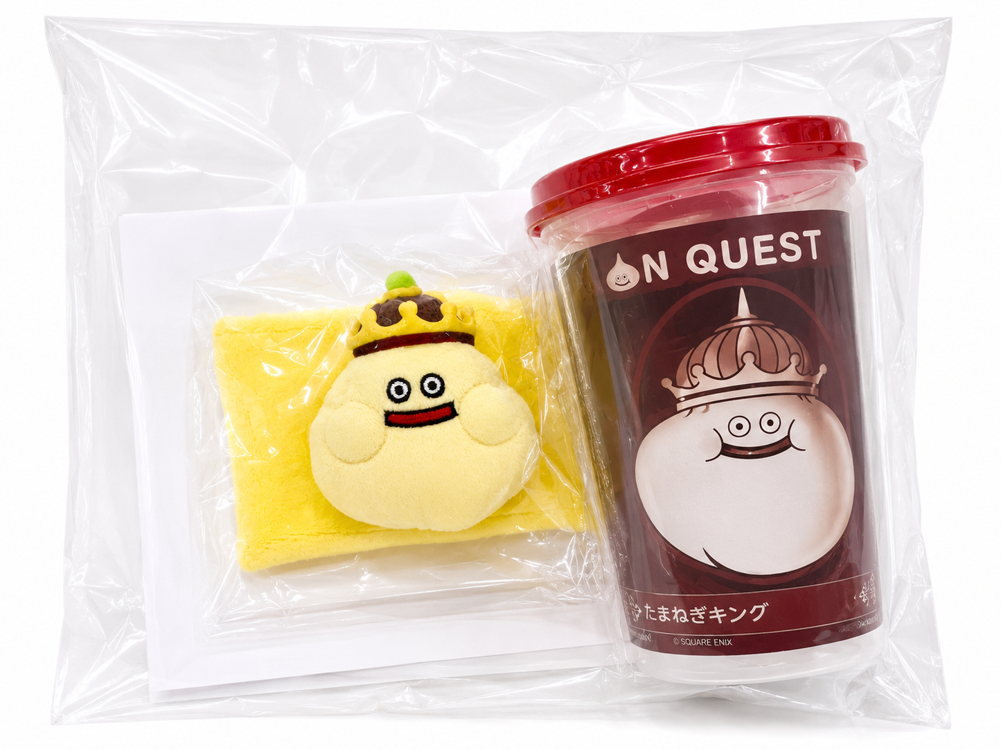 DragonQuest Island 洋蔥 史萊姆王 膠杯連蓋 Set