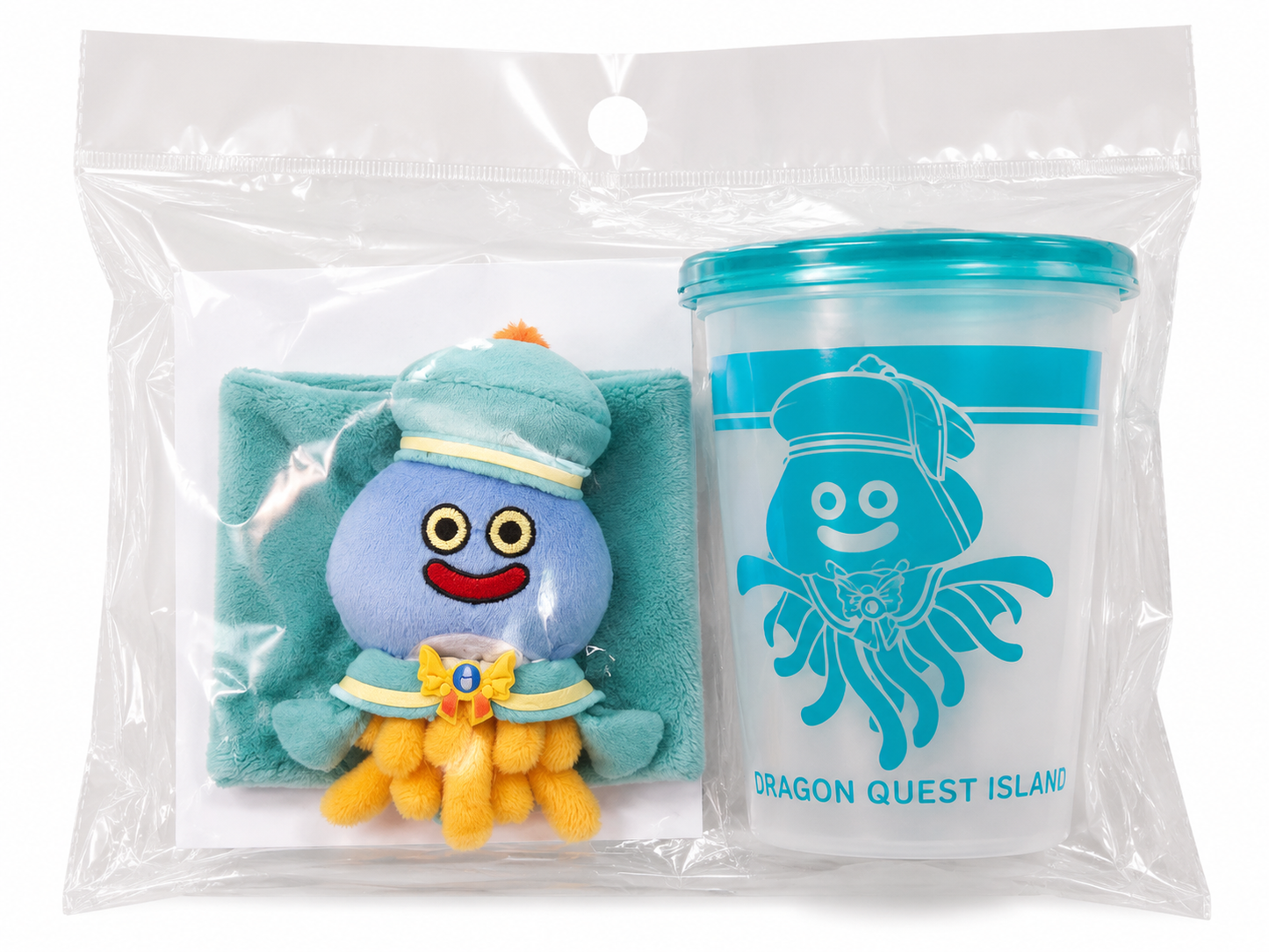 DragonQuest Island 水母 史萊姆 膠杯連蓋 Set