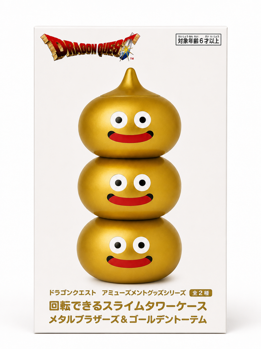 DragonQuest  史萊姆 收納盒 （金）