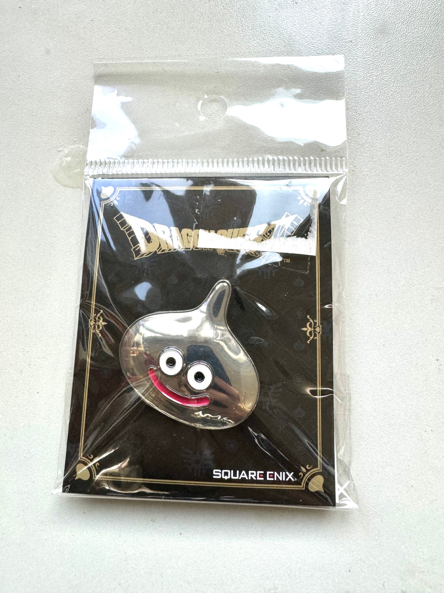 DragonQuest - Square ENIX - 史萊姆 銀色 PIN