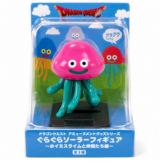 DragonQuest - 水母史萊姆 太陽能 搖擺公仔 (紅)