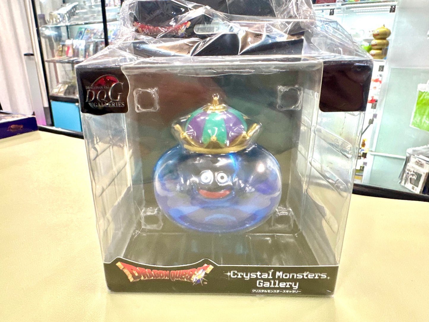 DragonQuest Crystal Monsters Gallery 史萊姆王透明公仔 (藍)