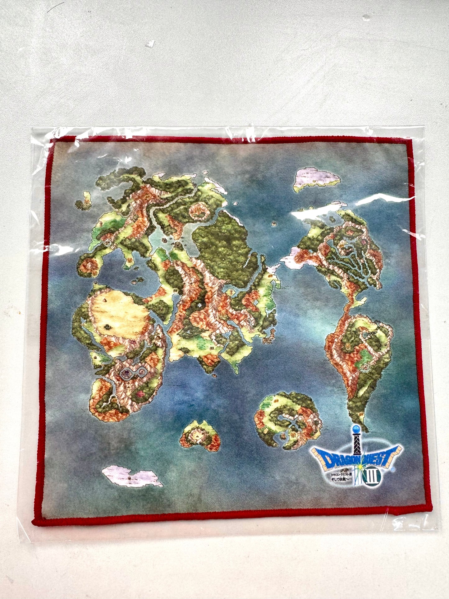 DragonQuest III - 地圖毛巾