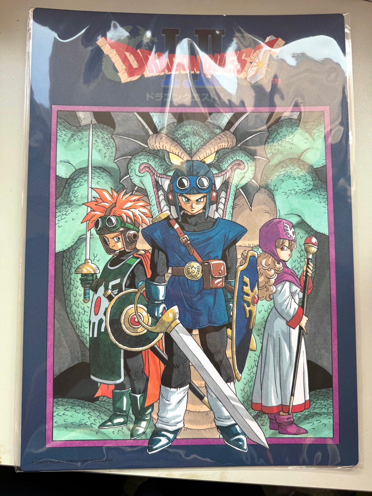 DragonQuest I & II A3畫板