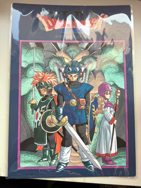 DragonQuest I & II A3畫板