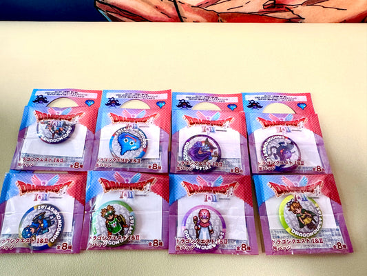DragonQuest I & II x Lawson 史萊姆徽章 - 全8款