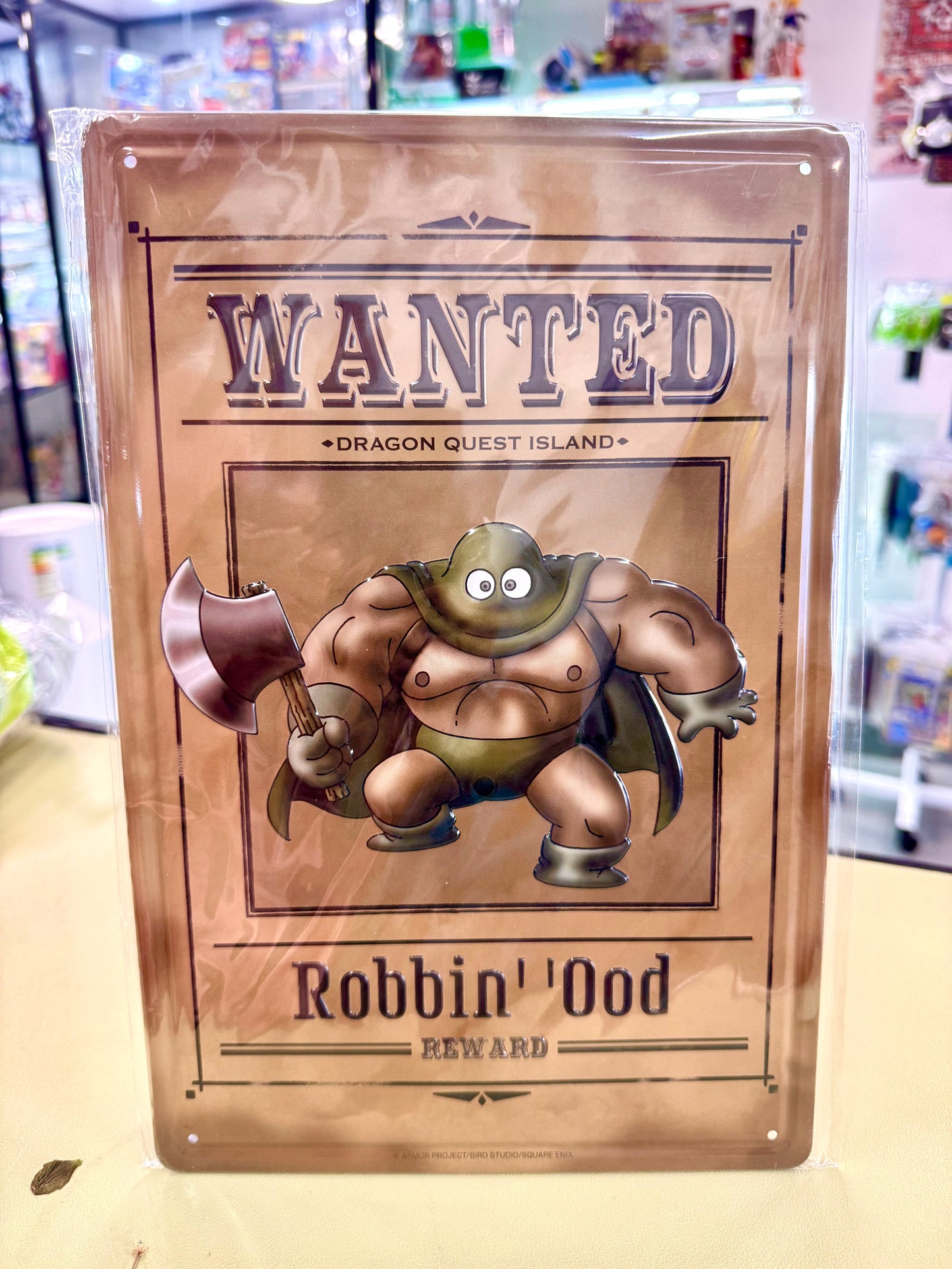 DragonQuest Island Robbin Ood Wanted 鐵牌