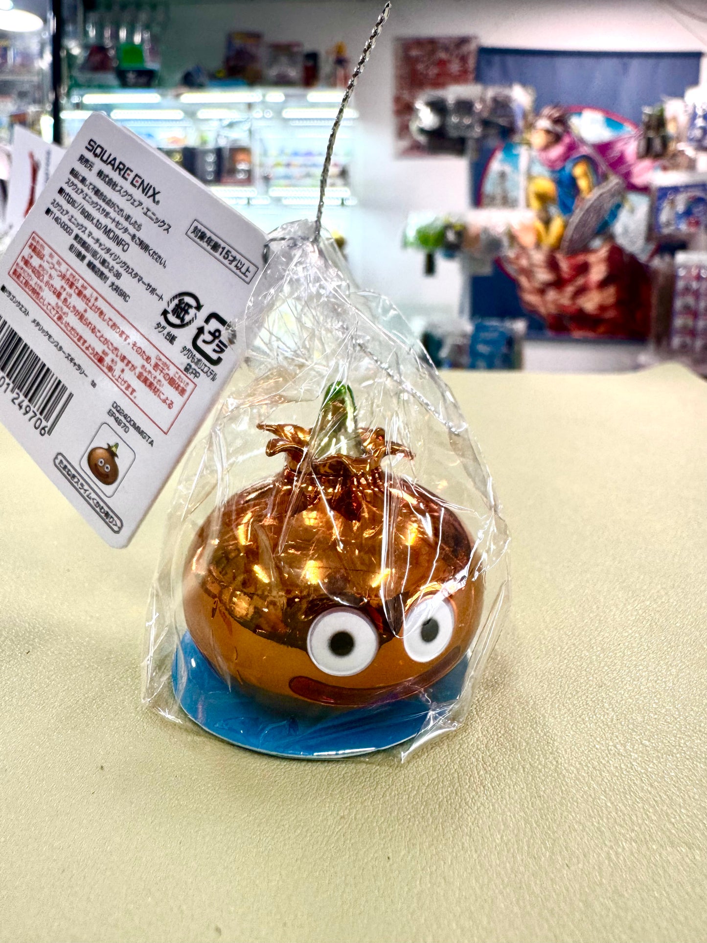 DragonQuest  Island 洋蔥 史萊姆 金屬 公仔 (啡)