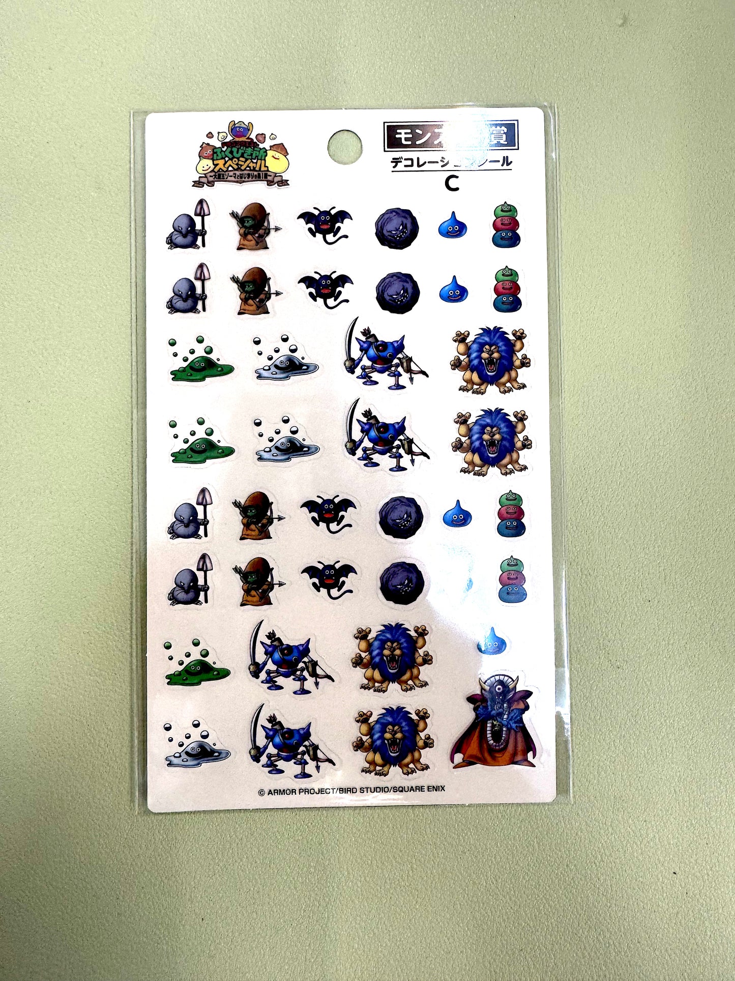 DragonQuest Island 史萊姆賞 C款 貼紙