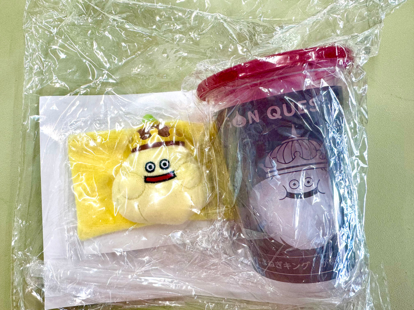 DragonQuest Island 洋蔥 史萊姆王 膠杯連蓋 Set