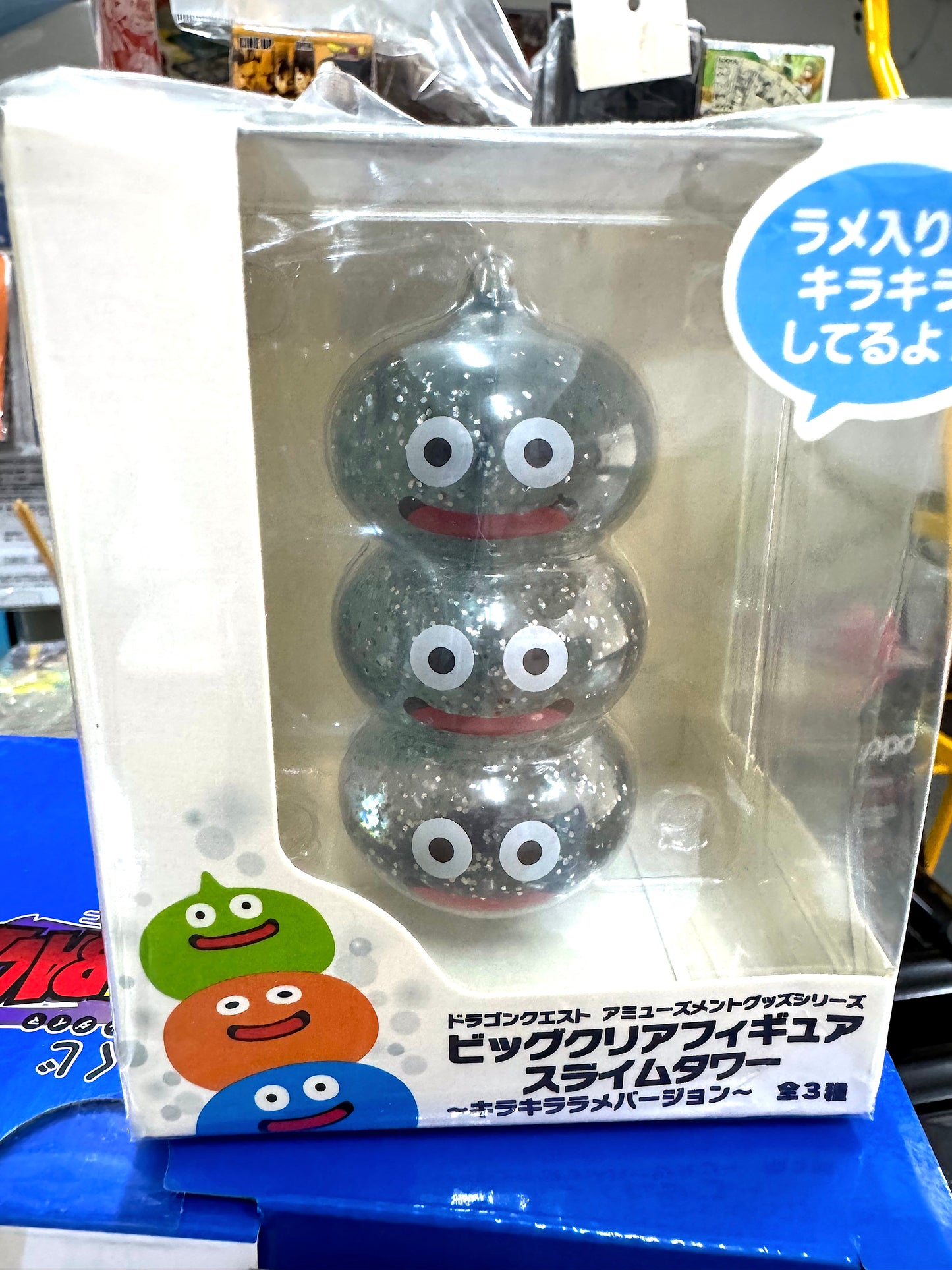 DragonQuest 史萊姆串 公仔 (透明灰)
