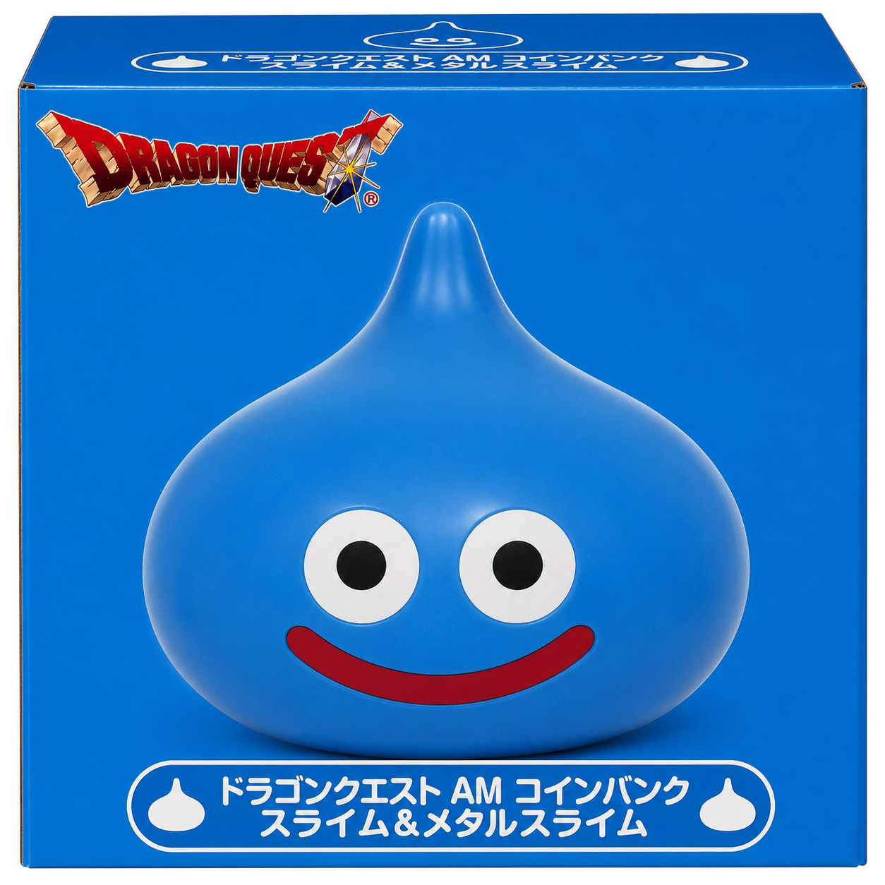 DragonQuest  史萊姆 貯金箱 (藍) (17cm x 18cm)
