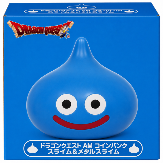 DragonQuest  史萊姆 貯金箱 (藍) (17cm x 18cm)