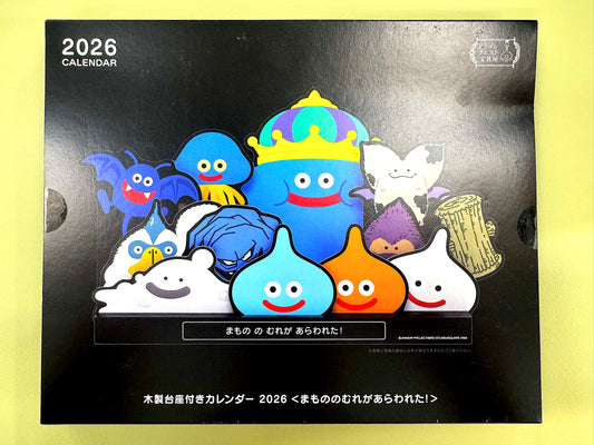DragonQuest 文具屋　木製台年曆　2026